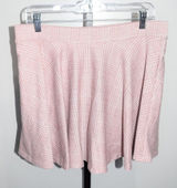 Halara Pink Plaid Skater Skirt with Built-in Shorts, Size XL Preppy Sporty Photo 0