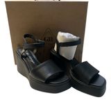 Gianni Bini Black Platform Shoes with Chunky Sole Photo 0