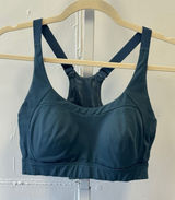Gymshark Racerback Sports Bra Medium Support Teal Blue Mesh GLSB4722 Small Photo 0