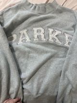 PARKE Grey and white Mockneck Photo 0