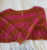 Free People Cropped Sweater Small Photo 0