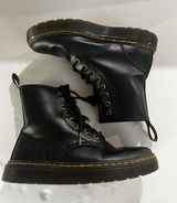 Dr. Doc Martens Air Wair Zavala Combat Boots Black Leather Womens 6 Mens 5 Photo 0