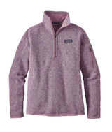 Patagonia Women's Better Sweater 1/4- Zip purple Large Photo 0
