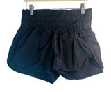 Revival‎ Black High Waist Athletic Shorts Women's Small Lightweight Nylon Photo 0
