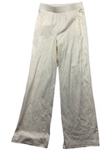 Old Navy Lounge Pants Women Size M Tall Ribbed Wide Leg Cream EUC Pockets Photo 0