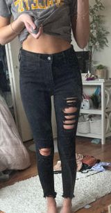 Outfitters Black Ripped Jeans Photo 0