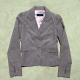 Vintage Juicy Couture Jeans Purple Corduroy Blazer Pink Lining M 90s Y2K Preppy Photo 0