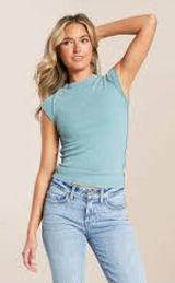 We The Free People Ever Had Ribbed Tank Top Photo 0