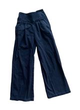 Amazing vintage y2k black cropped wide leg thick cotton pants 🔥 Photo 0