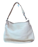 COACH Sarah Pebbled Hobo Purse Shoulder Hand Bag Beige Off White J0885-F13094 Photo 0