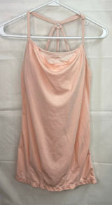 MPG Sport women's peach built in‎ sports bra cutout adjustable activewear tank top 6 Photo 0