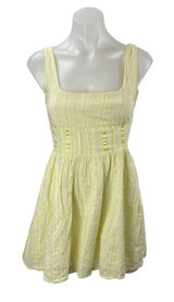 Princess Polly Lorinda Square Neck Sleeveless Mini Tank Flare A-Line Dress Sz 0 Photo 0