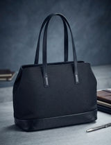 Tumi Black Ballistic Nylon Leather‎ Trim Tote Bag Work Travel Shoulder Bag Photo 0