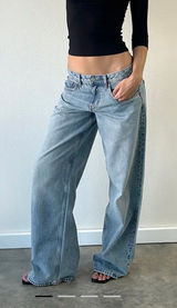 Motel Rocks Roomy Extra Wide Low-Rise Jeans Photo 0
