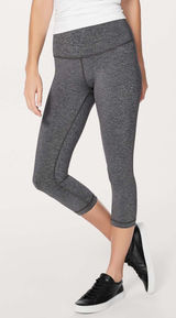 Lululemon wunder under crop leggings grey 8 Photo 0