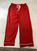 Auden Cloud‎ Knit Red Pajama Pants Wide Leg Sleepwear XS W98Z8Z Photo 0