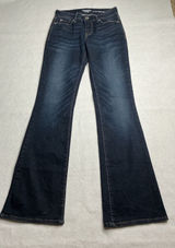 Denizen from Levis Modern Boot Cut Jeans Womens 2M 26x32 Dark Wash Denim Blue Photo 0