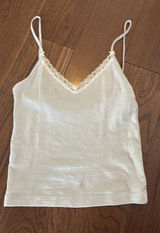 Striped Brandy Melville Tank Blue White Top Photo 0