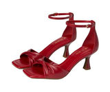 NWT Anne Klein Jessie Ankle Strap Two Piece Dress Sandals JESS04F9 Red 8.5M Photo 0