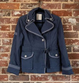 Anthropologie Elevenses 'Gramercy' Masterpiece | Structured Military Tunic Coat | Sz 6 Photo 0