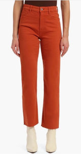 Mavi Women's Orange‎ Barcelona High Rise Wide Leg Jeans Size 25/29 Photo 0