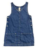 Y2K 1990's Vintage Gap Denim Dress Overalls Size Small 100% Cotton Romper Jumper Photo 0