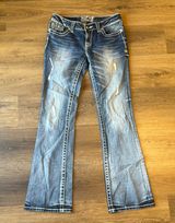 Miss me easy bootcut denim jeans size 28 ladies the M series Photo 0