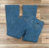 WRANGLER RETRO Western Cotton High-rise Trouser Flare Jeans | Size 28 x 32 Photo 0