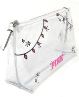Victoria's Secret PINK Holiday Lights Clear Makeup Bag Photo 0