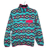 Patagonia Synchilla Snap-T Fleece S Teal Pink Southwest Aztec FA15 Photo 0
