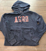 Aeropostale Women’s Small Navy AERO Floral Appliqué Pullover Hoodie Photo 0