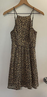 Abercrombie & Fitch | Cheetah Leopard Animal Print Halter Mini‎ Dress, Size XS Photo 0