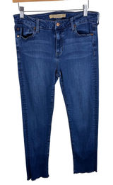 Liverpool Los Angeles Skinny Jeans Womens 10 Lakewood Med Mid‎ Wash Selvage Hem Photo 0