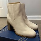 NEW Dr. Scholl's Shoes Women's Ride Away Mid Shaft Boots Calf in White Cap Photo 0