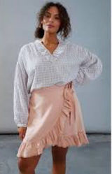 Anthropologie Pilcro Nettie Ruffled Mini Skirt, NWT Photo 0