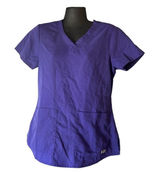 Grey’s Anatomy by Barco purple scrubs top tee short sleeve v neck women’s small Photo 0