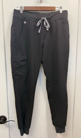 Figs Zamora Jogger Scrub Pant Black Drawstring Medical Women's Medium Photo 0