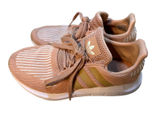 Adidas Swift Run Women's Shoes Peach White Knit Lace Up Sneaker‎ Size 8 Photo 0
