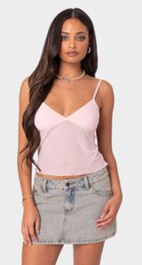Edikted Serafina Sheer Mesh Tank Top Photo 0