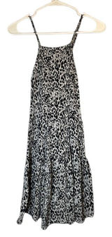 Abercrombie & Fitch Women’s Black White Animal Print Sleeveless Mini Dress XS Photo 0