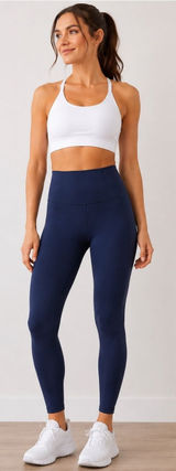 CALIA by Carrie Underwood Navy High Rise Leggings XXS Hidden Pocket Yoga Photo 0