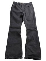 Levi's 726 Flare Jeans Women Size 30" Faded Black High Rise Stretch Retro Boho Photo 0