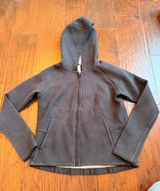 Lululemon New Form Women’s Full Zip Hooded Jacket Black Sz 4 Photo 0