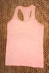 Lululemon Swiftly Tech Racerback Tank Coral Pink Anti-Stink Seamless Run Top 6 Photo 0
