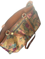 Patricia Nash Floral Leather Shoulder Bag retired print – Vintage Cottagecore Aesthetic Photo 0