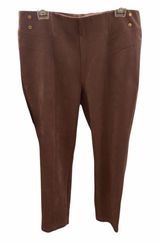 Marc New York by Andrew Marc Faux suede‎ pants, straight leg size XL Photo 0