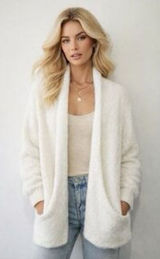 ANTHRO | Knitted + Knotted Open-Front Shawl Cardigan Photo 0