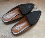 Franco Sarto Sela Mules Women’s Size 7 Black Slip On Pointed toe Photo 0