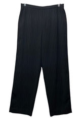 Vintage Dani Max Pinstripe Dress Pants Elastic Waist Trousers‎ Career Size 12 Photo 0
