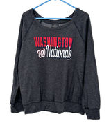 5th & Ocean‎ Size Large Long Sleeve Sweater Washington Nationals Sweatshirt Photo 0